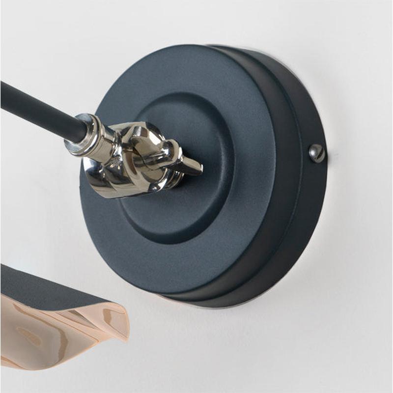 Smooth Nickel Flora Wall Light-From The Anvil-Nickel-nirohome