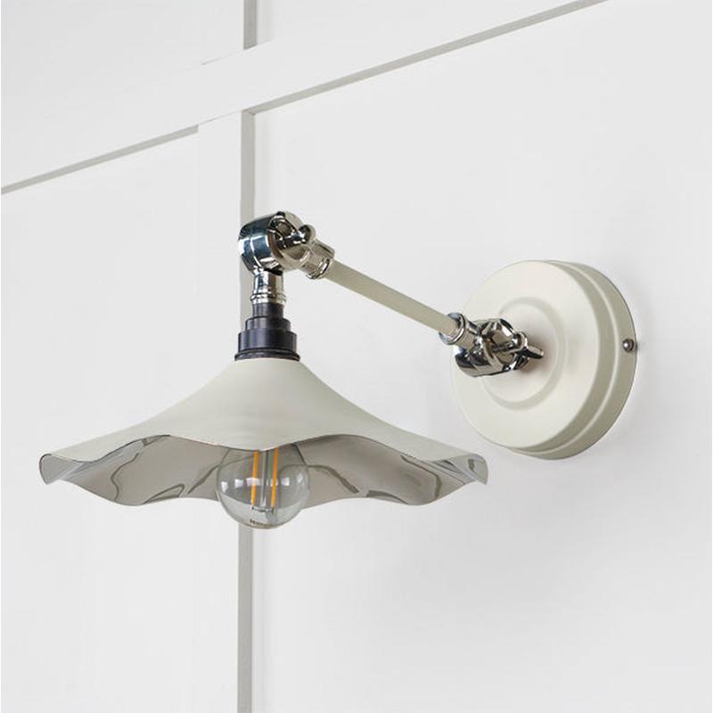 Smooth Nickel Flora Wall Light-From The Anvil-Nickel-nirohome