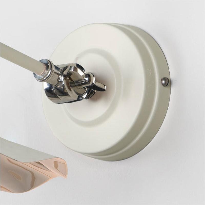Smooth Nickel Flora Wall Light-From The Anvil-Nickel-nirohome