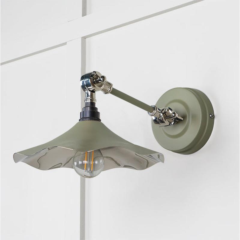 Smooth Nickel Flora Wall Light-From The Anvil-Nickel-nirohome