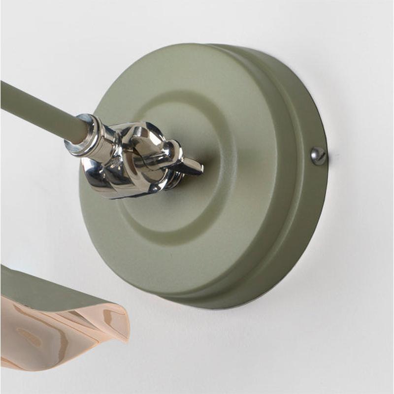 Smooth Nickel Flora Wall Light-From The Anvil-Nickel-nirohome