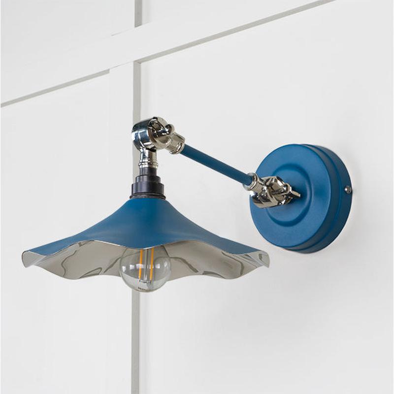 Smooth Nickel Flora Wall Light-From The Anvil-Nickel-nirohome