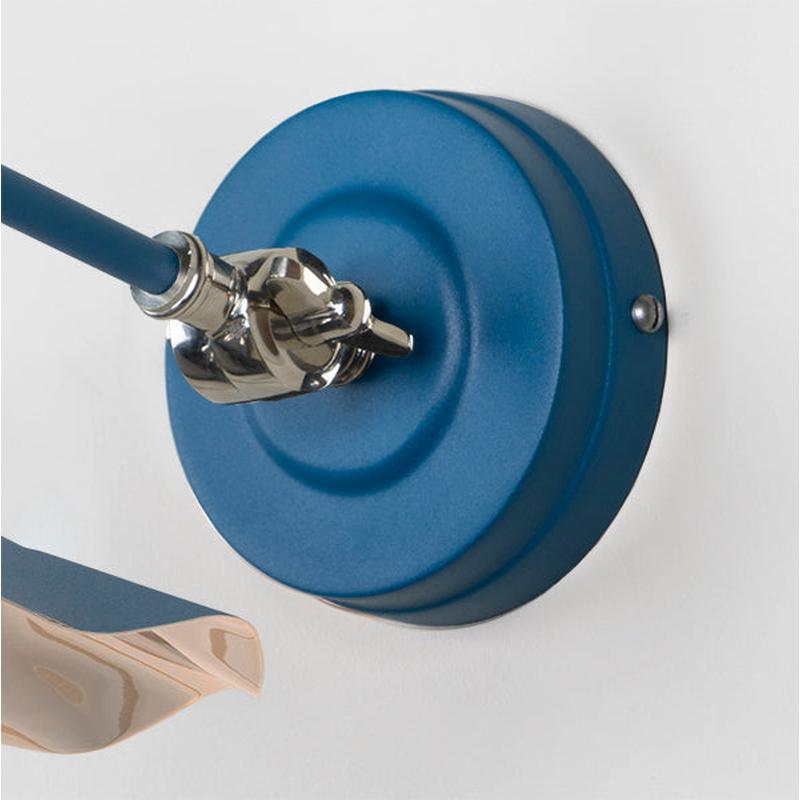Smooth Nickel Flora Wall Light-From The Anvil-Nickel-nirohome