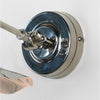 Smooth Nickel Flora Wall Light-From The Anvil-Nickel-nirohome
