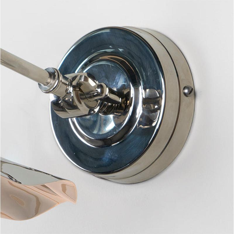 Smooth Nickel Flora Wall Light-From The Anvil-Nickel-nirohome