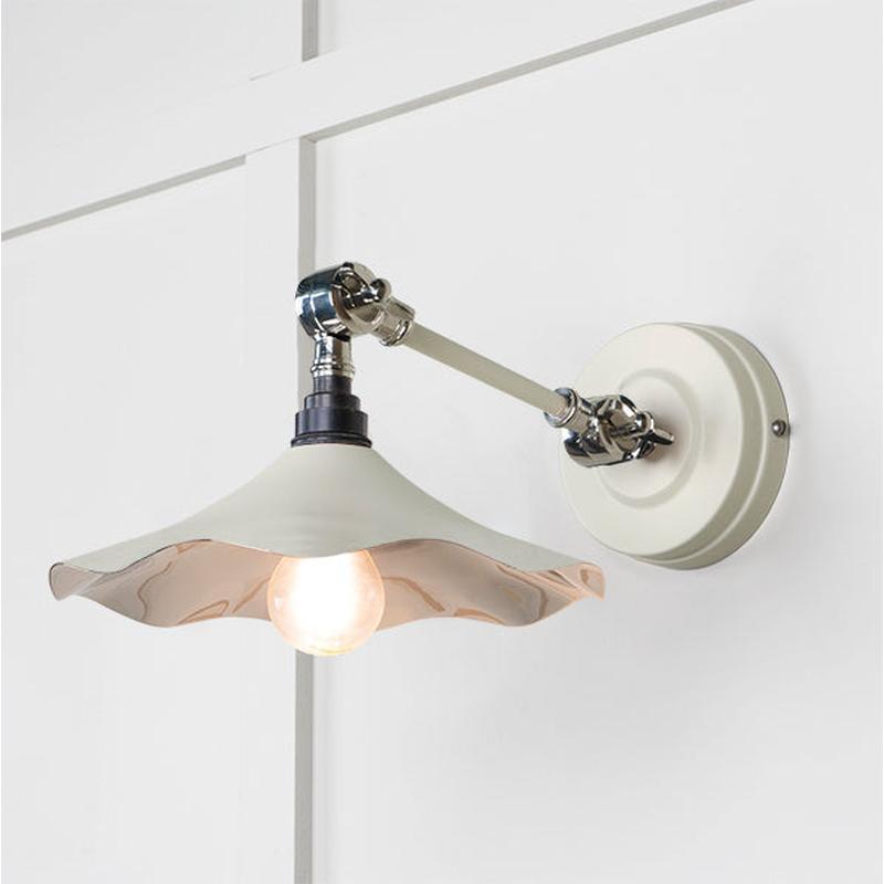 Smooth Nickel Flora Wall Light-From The Anvil-Teasel-nirohome