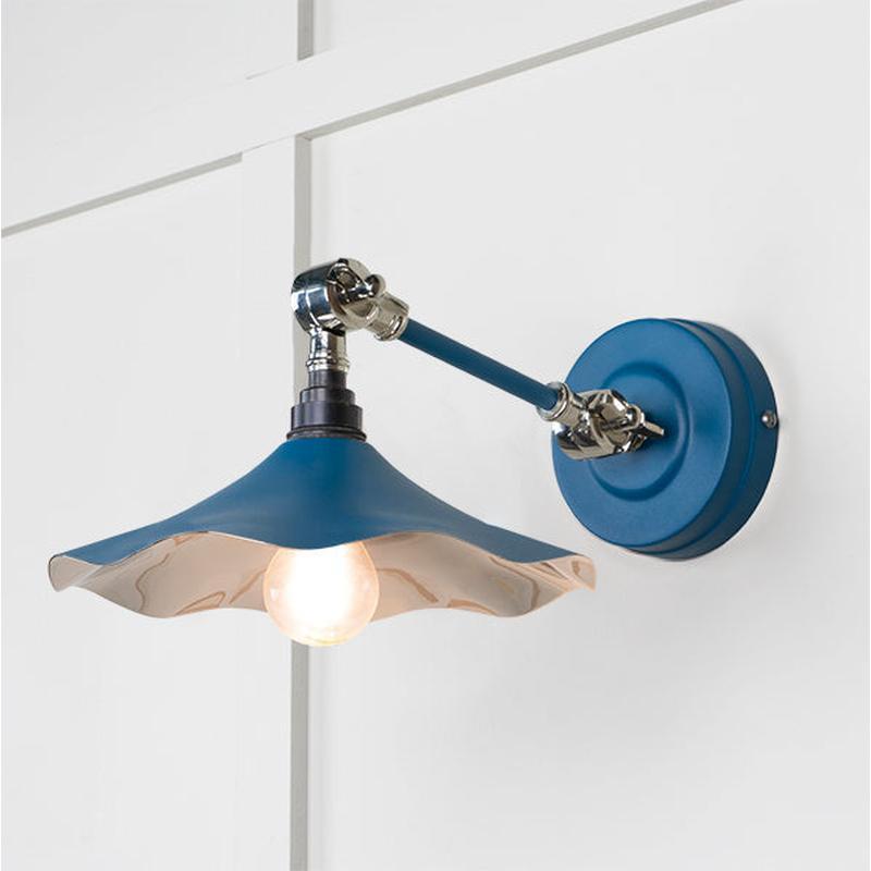 Smooth Nickel Flora Wall Light-From The Anvil-Upstream-nirohome