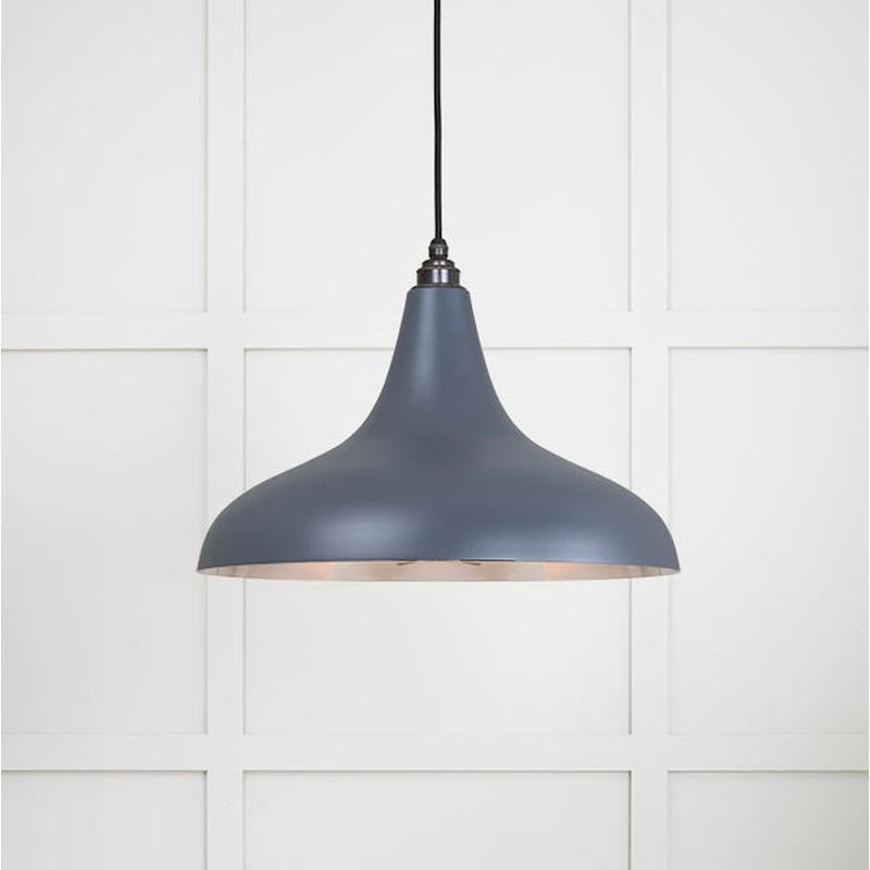 Smooth Nickel Frankley Pendant-From The Anvil-Slate-nirohome