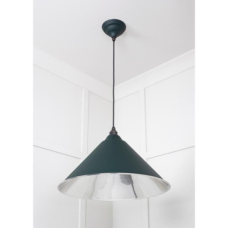 Smooth Nickel Hockley Pendant-From The Anvil-Nickel-nirohome