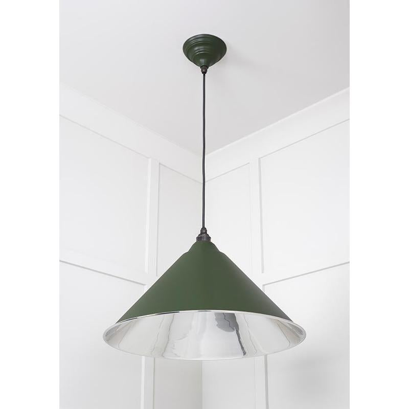 Smooth Nickel Hockley Pendant-From The Anvil-Nickel-nirohome