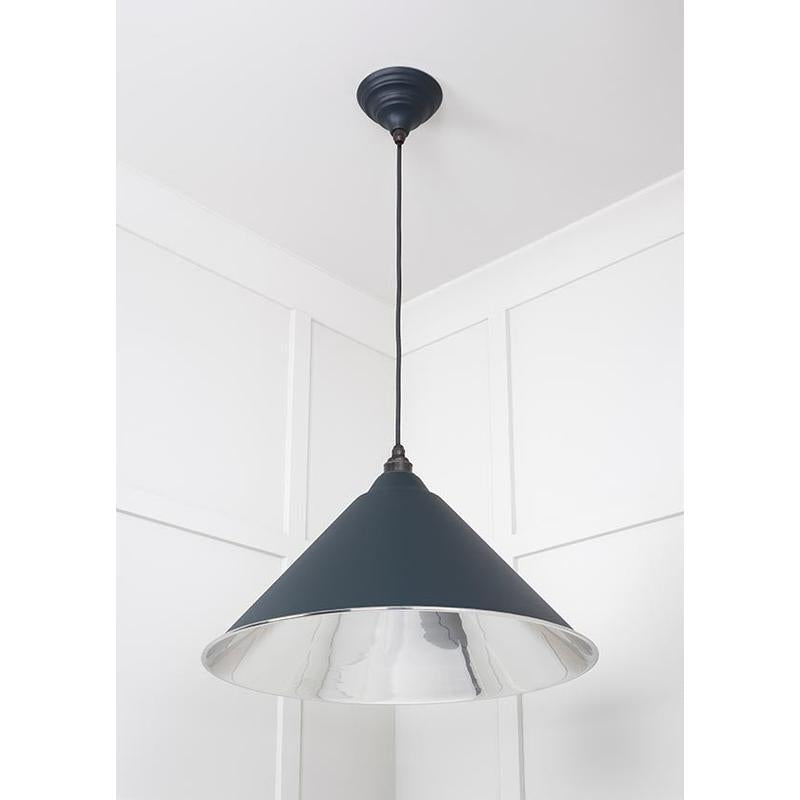 Smooth Nickel Hockley Pendant-From The Anvil-Nickel-nirohome