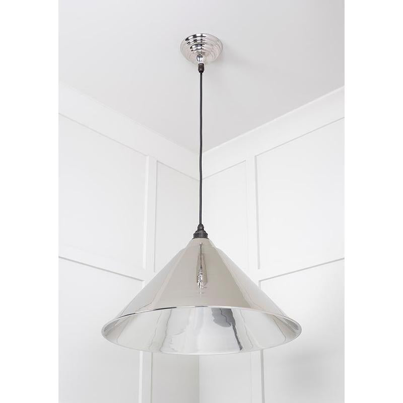 Smooth Nickel Hockley Pendant-From The Anvil-Nickel-nirohome