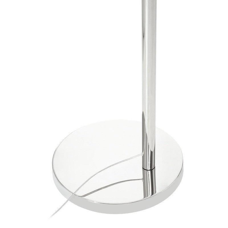 Stanton Nickel Finish Large Arc Floor Lamp-Niro Home-nirohome