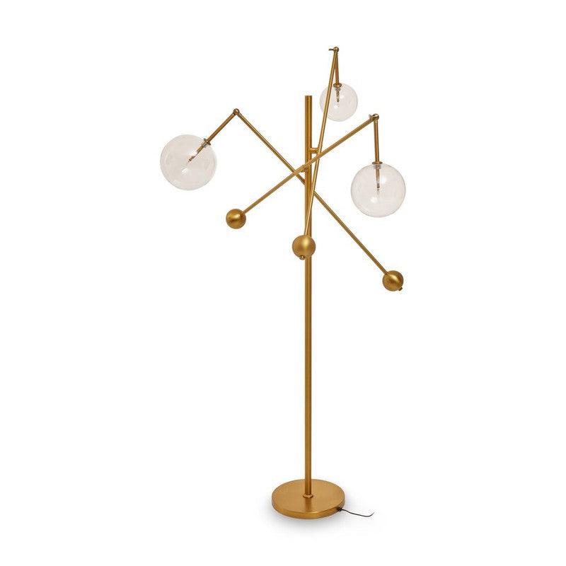 Stark 3 Bulb Abstract Floor Lamp-Niro Home-nirohome