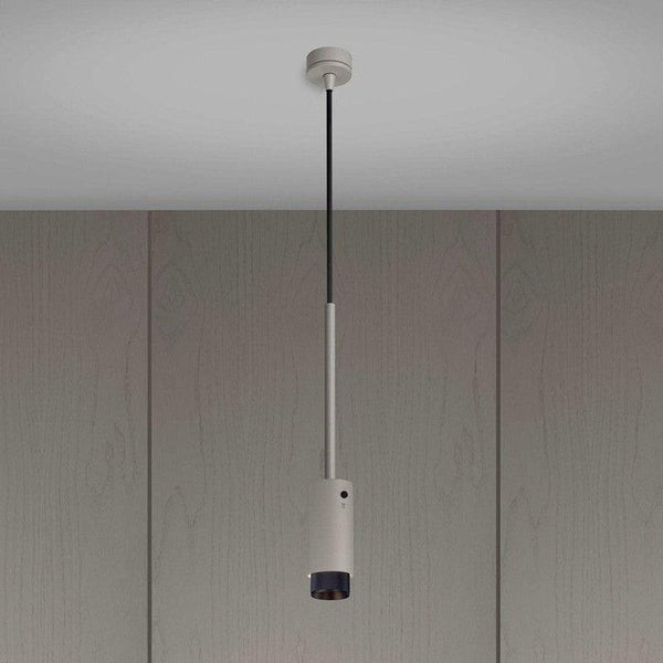 Stone Exhaust Pendant with Cross Knurl Detailing