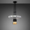 Stone Hero Multi Pendant Chandelier-Buster + Punch-Smoked Bronze-nirohome