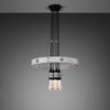 Stone Hero Multi Pendant Chandelier-Buster + Punch-Steel-nirohome