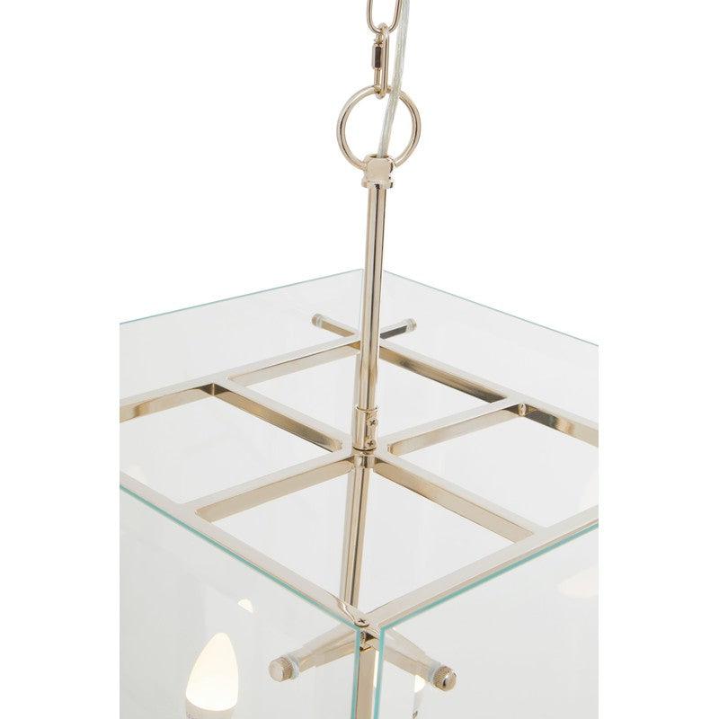 Sutton 4 Bulb Glass Boxed Chandelier-Niro Home-nirohome