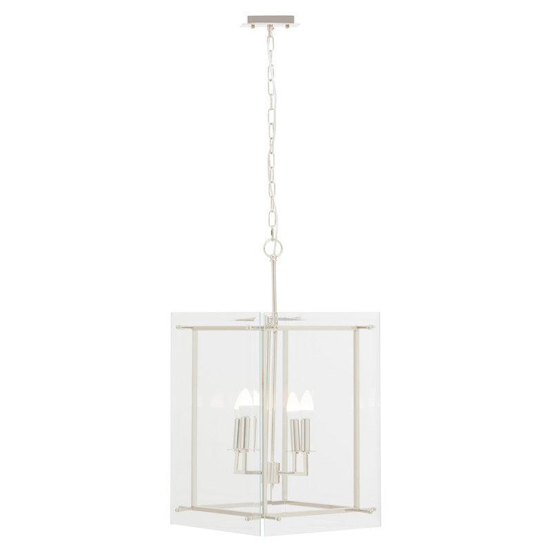 Sutton 4 Bulb Glass Boxed Chandelier-Niro Home-nirohome