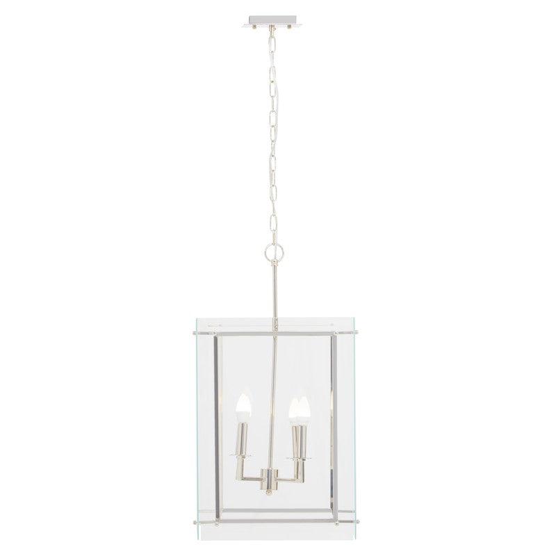 Sutton 4 Bulb Glass Boxed Chandelier-Niro Home-nirohome