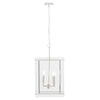 Sutton 4 Bulb Glass Boxed Chandelier-Wrenford & Co.-nirohome