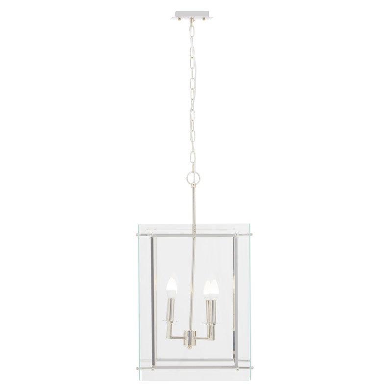Sutton 4 Bulb Glass Boxed Chandelier-Wrenford & Co.-nirohome