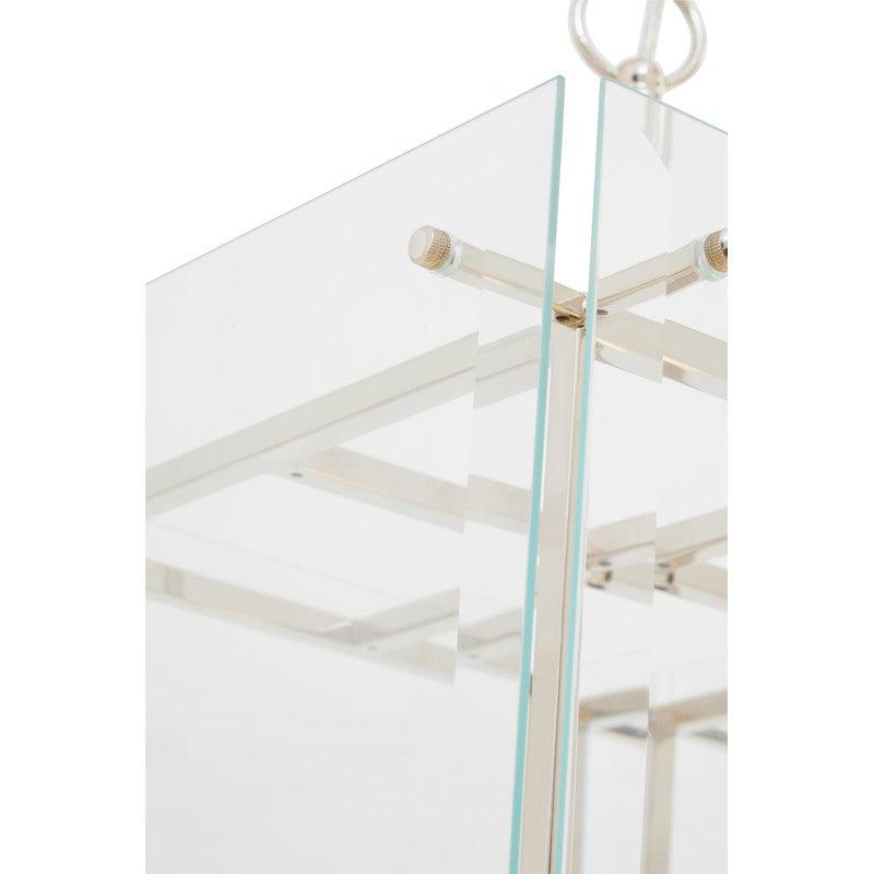 Sutton 4 Bulb Glass Boxed Chandelier-Wrenford & Co.-nirohome