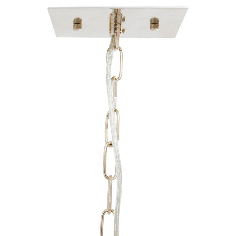 Sutton 4 Bulb Glass Boxed Chandelier-Wrenford & Co.-nirohome