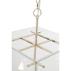 Sutton 4 Bulb Glass Boxed Chandelier-Wrenford & Co.-nirohome