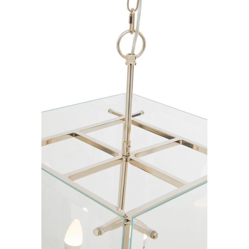 Sutton 4 Bulb Glass Boxed Chandelier-Wrenford & Co.-nirohome