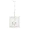 Sutton 4 Bulb Glass Boxed Chandelier-Wrenford & Co.-nirohome