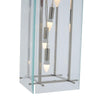 Sutton 5 Bulb Glass Rectangular Chandelier-Wrenford & Co.-nirohome