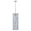 Sutton 5 Bulb Glass Rectangular Chandelier-Wrenford & Co.-nirohome