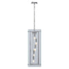 Sutton 5 Bulb Glass Rectangular Chandelier-Wrenford & Co.-nirohome
