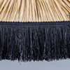 Syracuse Raffia Black Tassel Pendant Light 78cm-Mullan Lighting-100cm-nirohome