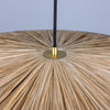 Syracuse Raffia Black Tassel Pendant Light 78cm-Mullan Lighting-100cm-nirohome