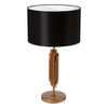 Tate Asymmetric Gold Stem Table Lamp With Fabric Shade-Niro Home-nirohome