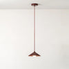 The Pleat Pendant Ceiling Light-Houseof.-Burgundy-nirohome