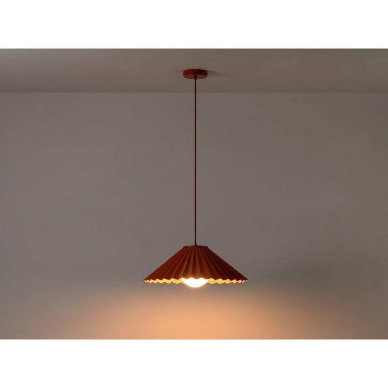 The Pleat Pendant Ceiling Light-Houseof.-Burnt Orange-nirohome