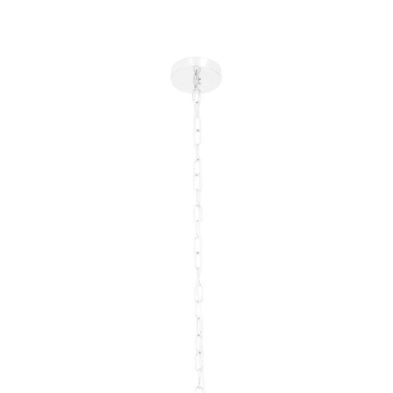 Valdez Hexagonal Ribbed Glass Chandelier-Wrenford & Co.-nirohome