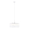 Valdez Hexagonal Ribbed Glass Chandelier-Wrenford & Co.-nirohome