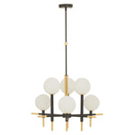 Vale 6 Bulb Geometric Chandelier-Niro Home-nirohome