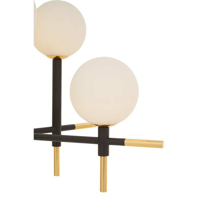 Vale 6 Bulb Geometric Chandelier-Wrenford & Co.-nirohome