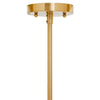 Vaughan 8 Bulb Glass Lantern Style Chandelier-Wrenford & Co.-Brass-nirohome