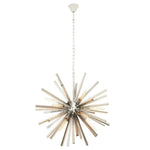 Vega Smoke Grey Glass Sputnik Chandelier-Niro Home-nirohome