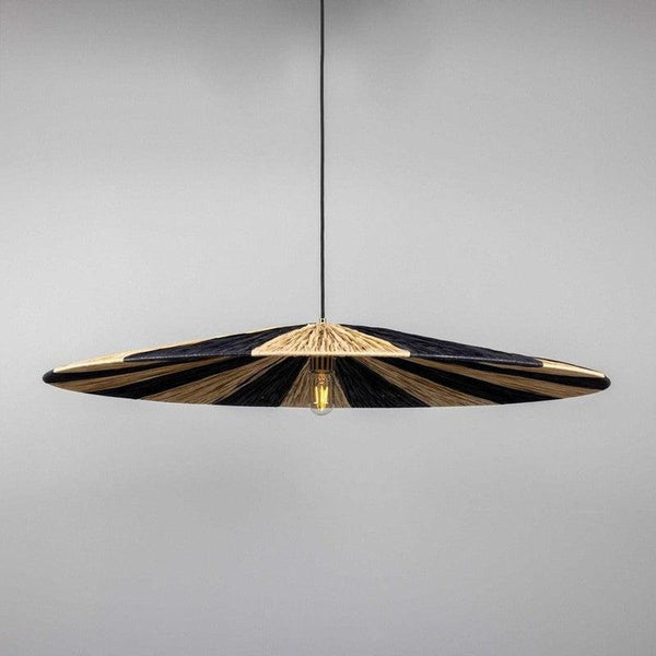 Vernon Pendant Light Raffia Striped