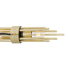 Victoria Modern Brass Chandelier, Four Light-Mullan Lighting-100cm-nirohome