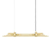 Victoria Modern Brass Chandelier, Four Light-Mullan Lighting-100cm-nirohome