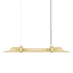 Victoria Modern Brass Chandelier, Four Light-Mullan Lighting-100cm-nirohome