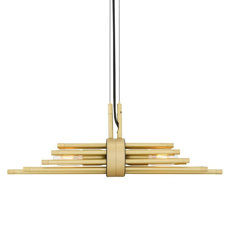 Victoria Modern Brass Sleeve Pendant Light-Mullan Lighting-100cm-nirohome